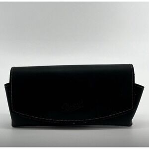 PERSOL EYEGLASSES SUNGLASSES LEATHER BLACK SOFT CASE ITALY